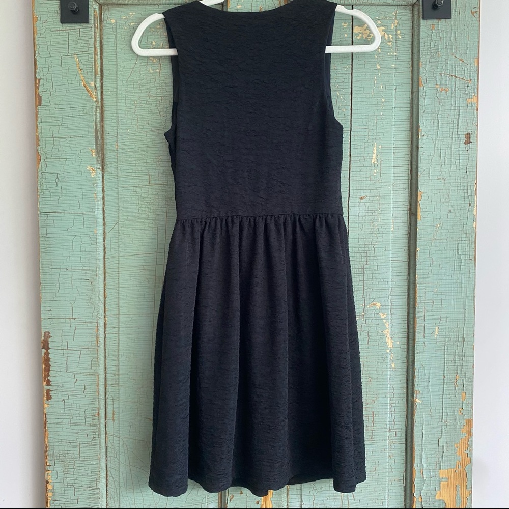 Bar III Crinkle Cocktail Fit and Flare Sleeveless Mini Dress - Picture 7 of 9